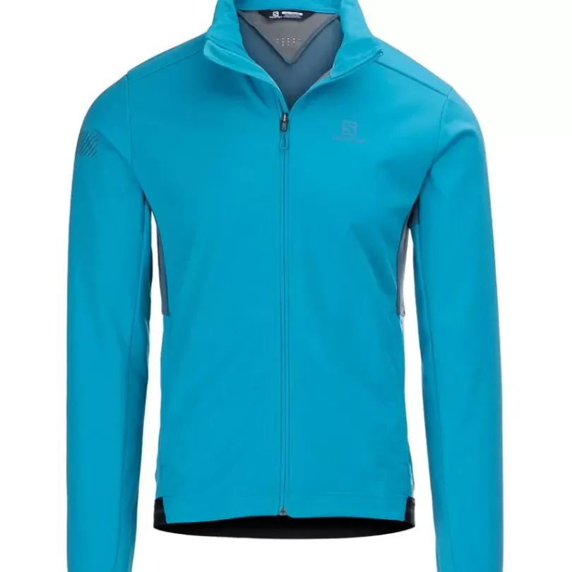 Clothing^Salomon Outlet – Gore-Tex Infinium Softshell Jacket – Men'S Barrier Reef|Black