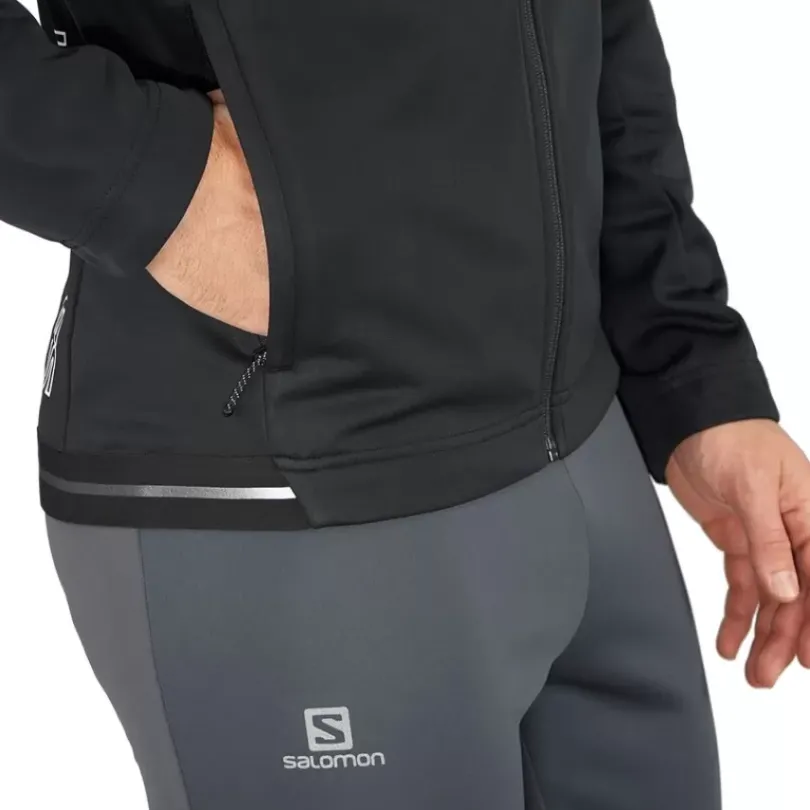 Clothing^Salomon Outlet – Gore-Tex Infinium Softshell Jacket – Men'S Barrier Reef|Black