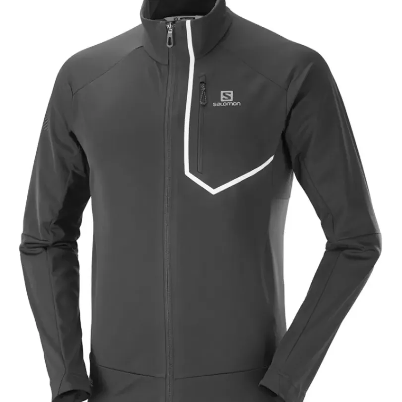 Clothing^Salomon Outlet – Gore-Tex Infinium Windstopper Pro Jacket – Men'S Barrier Reef|Black
