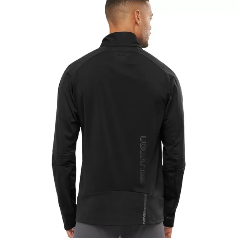 Clothing^Salomon Outlet – Gore-Tex Infinium Windstopper Pro Jacket – Men'S Barrier Reef|Black