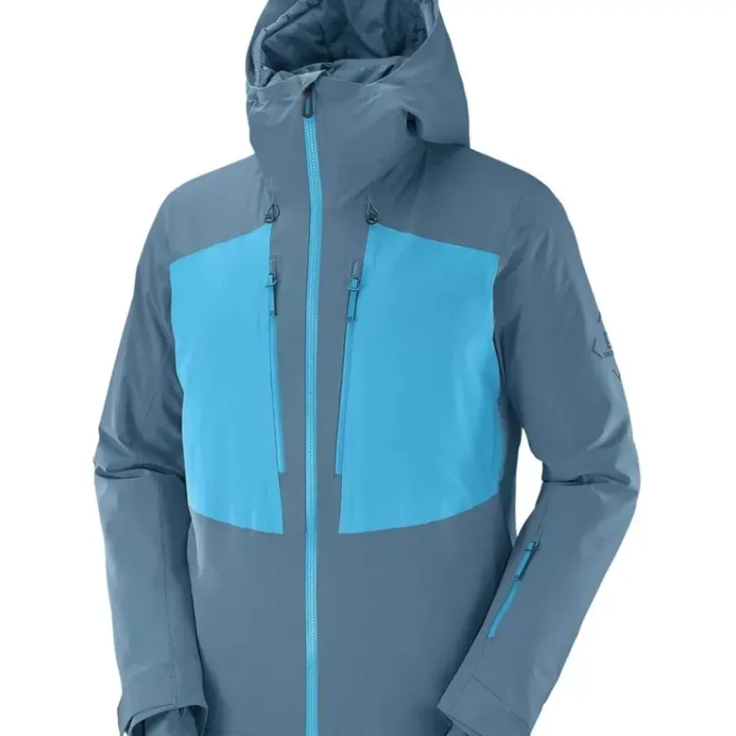 Clothing^Salomon Outlet – Highland Jacket – Men'S Black|Bronze Brown/Cumin|Goji Berry/Black|Mallard Blue