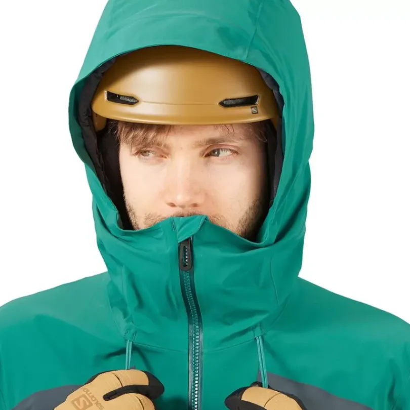 Clothing^Salomon Outlet – Highland Jacket – Men'S Black|Bronze Brown/Cumin|Goji Berry/Black|Mallard Blue
