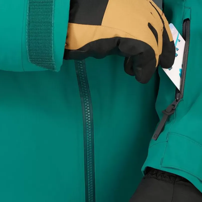 Clothing^Salomon Outlet – Highland Jacket – Men'S Black|Bronze Brown/Cumin|Goji Berry/Black|Mallard Blue