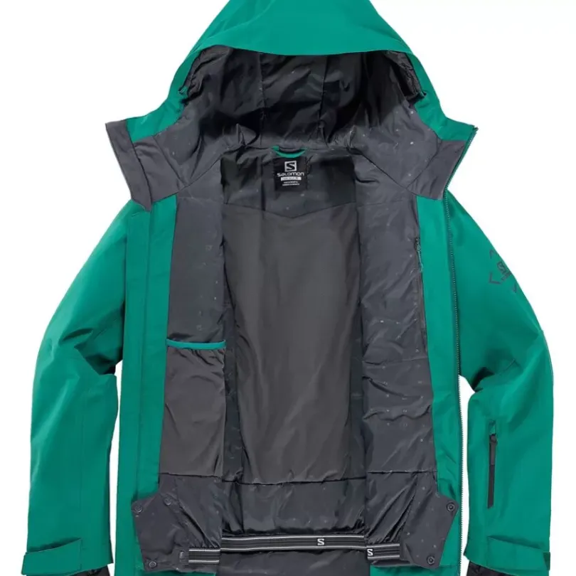 Clothing^Salomon Outlet – Highland Jacket – Men'S Black|Bronze Brown/Cumin|Goji Berry/Black|Mallard Blue