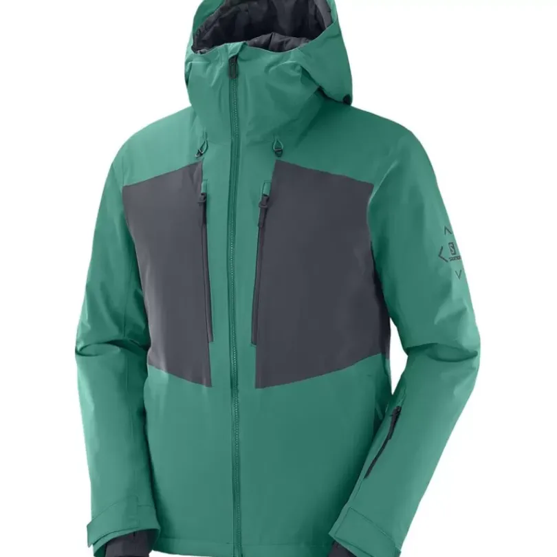 Clothing^Salomon Outlet – Highland Jacket – Men'S Black|Bronze Brown/Cumin|Goji Berry/Black|Mallard Blue