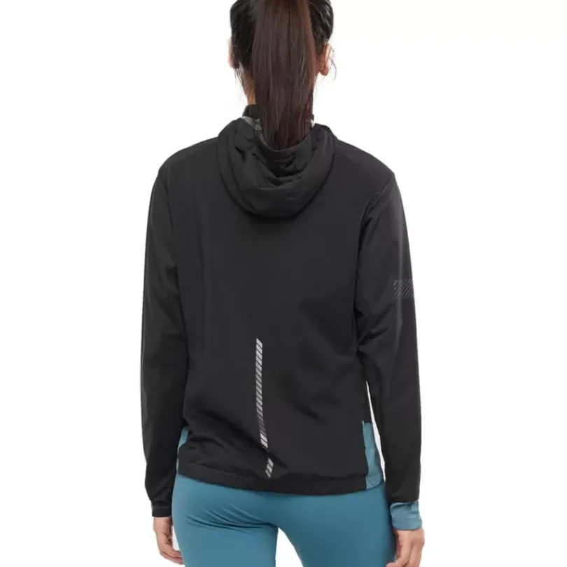 Clothing^Salomon Outlet – Light Shell Jacket – Women'S Black/Mallard Blue|Mallard Blue/Sirocco|Red Chili/Black