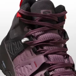 Footwear^Salomon Outlet – Odyssey Mid Gtx Hiking Boot – Women'S Black/Flint/High Risk Red