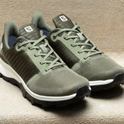 Footwear^Salomon Outlet – Outbound Prism Gtx Hiking Shoe – Men'S Deep Lichen Green/Olive Night/Vanilla Ice