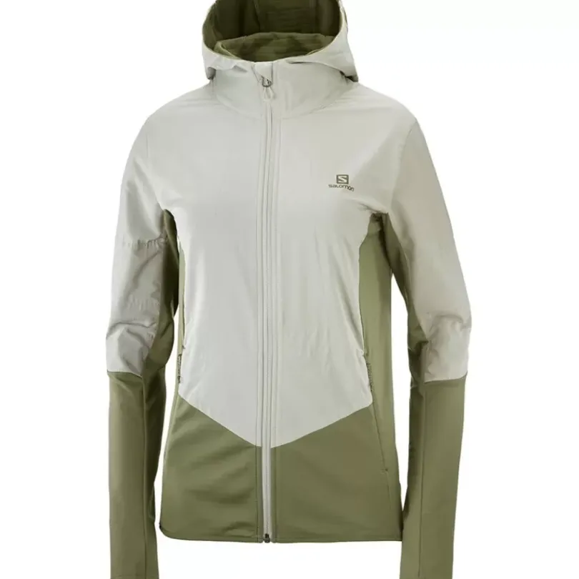 Clothing^Salomon Outlet – Outline All Season Hybrid Jacket – Women'S Olive Night/Wrought Iron