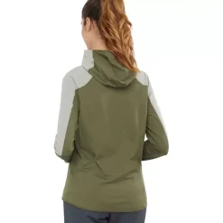 Clothing^Salomon Outlet – Outline All Season Hybrid Jacket – Women'S Olive Night/Wrought Iron