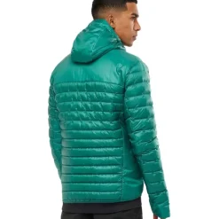 Clothing^Salomon Outlet – Outline Down Hooded Jacket – Men'S Black|Mallard Blue|Pacific