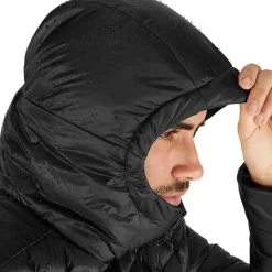 Clothing^Salomon Outlet – Outline Down Hooded Jacket – Men'S Black|Mallard Blue|Pacific