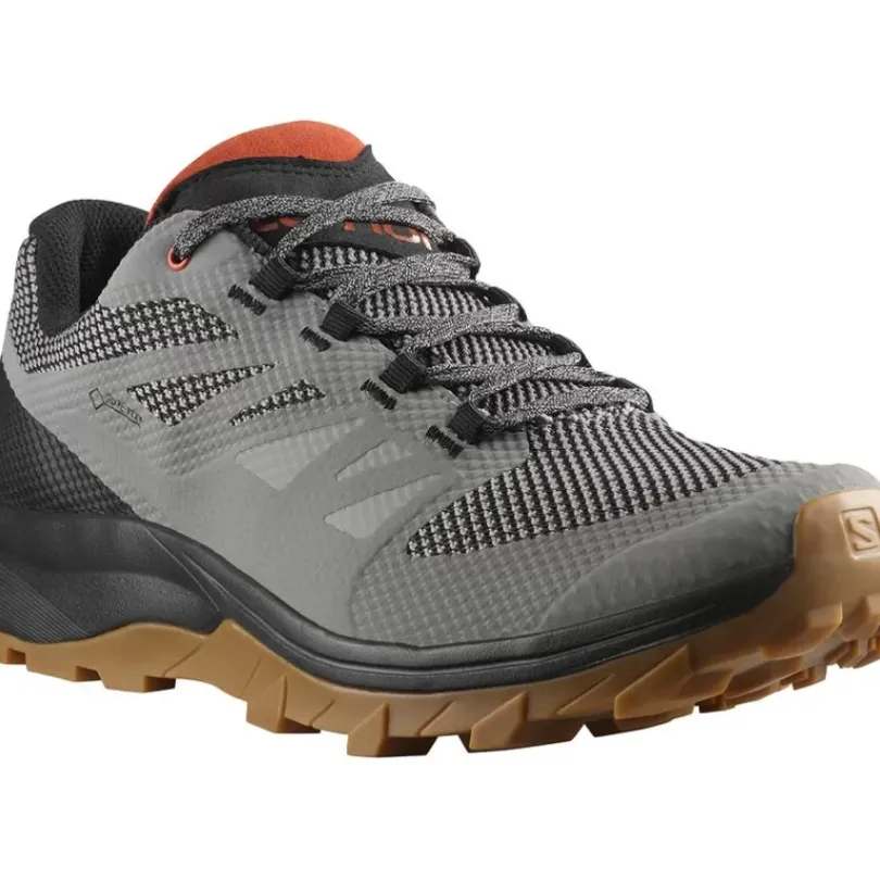 Footwear^Salomon Outlet – Outline Gtx Hiking Shoe – Men'S Burnt Olive/Black/Safari|Frost Gray/Black/Burnt Brick|Black/Phantom/Magnet