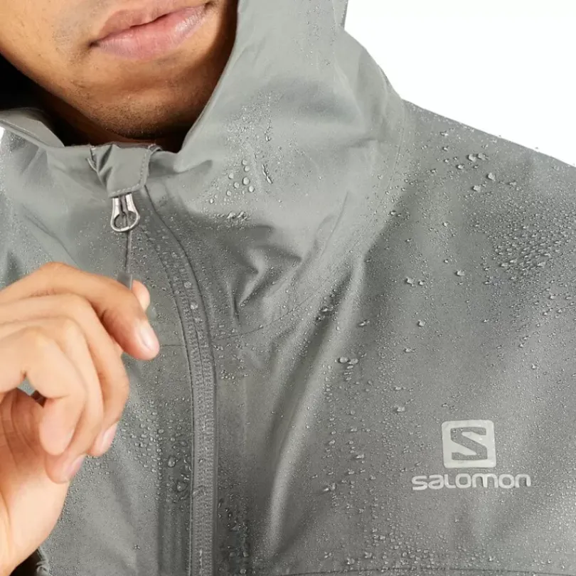 Clothing^Salomon Outlet – Outline Gore-Tex 2.5 Layer Jacket – Men'S Barrier Reef|Black|Sedona Sage