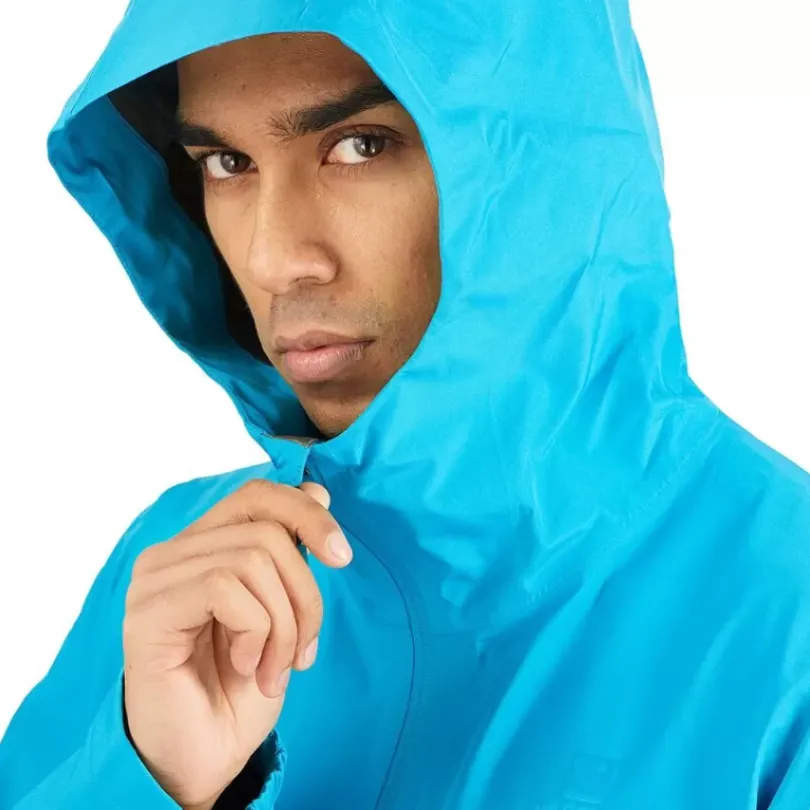 Clothing^Salomon Outlet – Outline Gore-Tex 2.5 Layer Jacket – Men'S Barrier Reef|Black|Sedona Sage