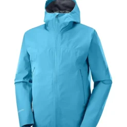 Clothing^Salomon Outlet – Outline Gore-Tex 2.5 Layer Jacket – Men'S Barrier Reef|Black|Sedona Sage