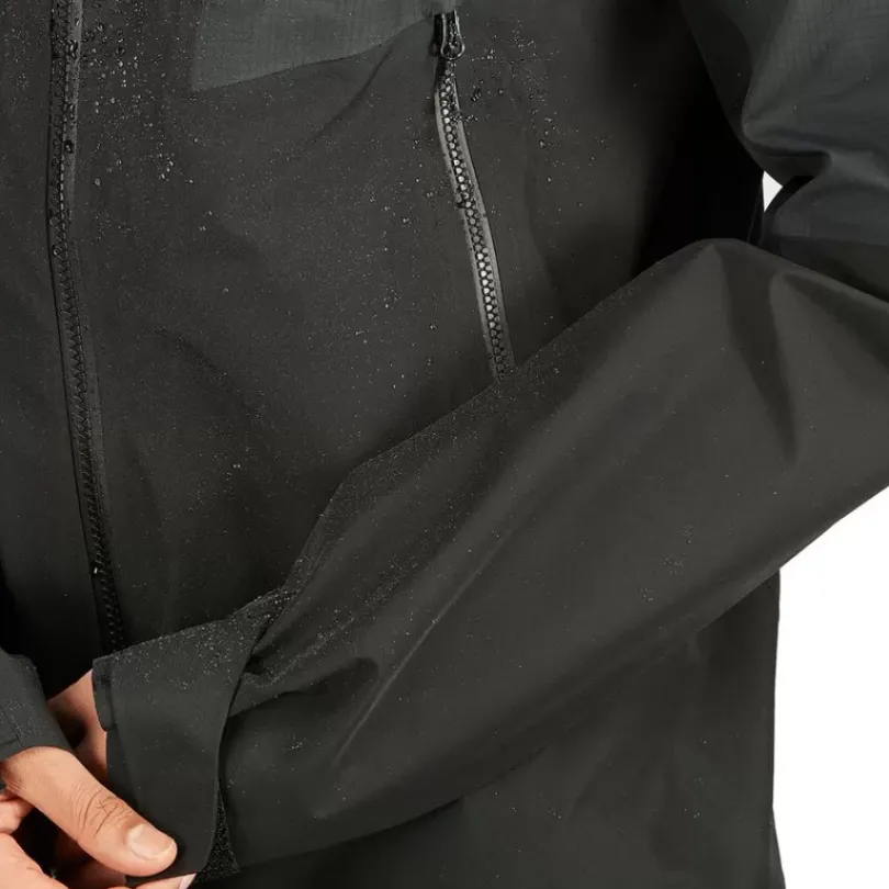 Clothing^Salomon Outlet – Outline Gore-Tex Hybrid Jacket – Men'S Black|Black/Wrought Iron|Ebony/Bronze Brown