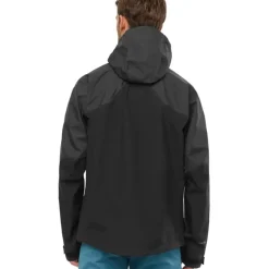 Clothing^Salomon Outlet – Outline Gore-Tex Hybrid Jacket – Men'S Black|Black/Wrought Iron|Ebony/Bronze Brown