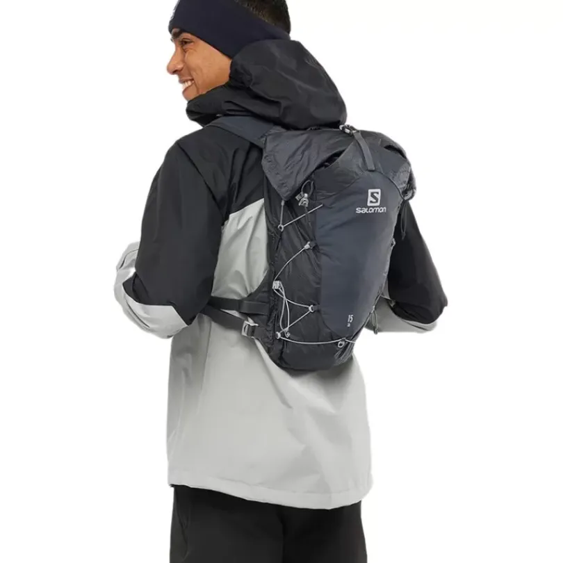 Clothing^Salomon Outlet – Outline Gore-Tex Hybrid Jacket – Men'S Black|Black/Wrought Iron|Ebony/Bronze Brown