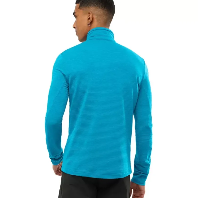 Clothing^Salomon Outlet – Outline Half-Zip Midlayer Shirt – Men'S Barrier Reef