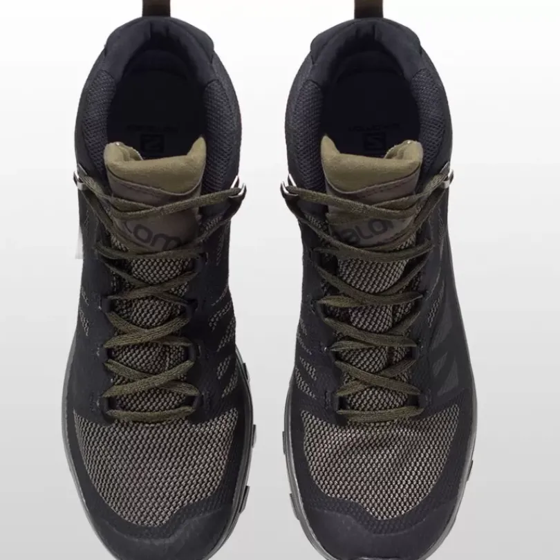 Footwear^Salomon Outlet – Outline Mid Gtx Hiking Boot – Men'S Black/Beluga/Capers|Frost Gray/Black/Alloy