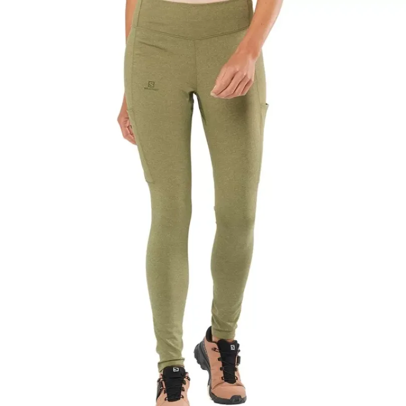 Clothing^Salomon Outlet – Outline Tight – Women'S Martini Olive
