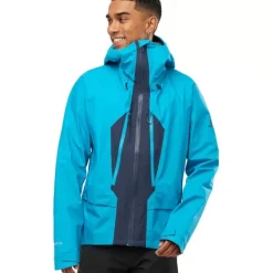 Clothing^Salomon Outlet – Outpeak Gore-Tex 3 Layer Jacket – Men'S Barrier Reef/Night Sky|Pacific/Night Sky