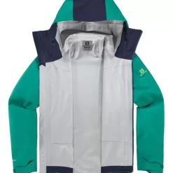 Clothing^Salomon Outlet – Outpeak Gore-Tex 3 Layer Jacket – Men'S Barrier Reef/Night Sky|Pacific/Night Sky