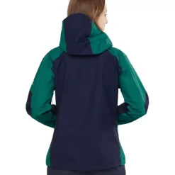 Clothing^Salomon Outlet – Outpeak Gore-Tex 3 Layer Jacket – Women'S Lavender Gray|Pacific/Night Sky