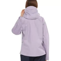 Clothing^Salomon Outlet – Outpeak Gore-Tex 3 Layer Jacket – Women'S Lavender Gray|Pacific/Night Sky