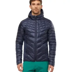 Clothing^Salomon Outlet – Outpeak Insulated Hooded Jacket – Men'S Night Sky