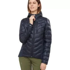 Clothing^Salomon Outlet – Outpeak Insulated Hooded Jacket – Women'S Night Sky|Pacific/Night Sky