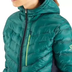 Clothing^Salomon Outlet – Outpeak Insulated Hooded Jacket – Women'S Night Sky|Pacific/Night Sky