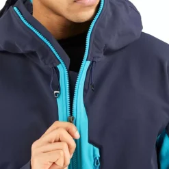 Clothing^Salomon Outlet – Outpeak Softshell Hooded Jacket – Men'S Black|Night Sky|Night Sky/Barrier Reef|Pacific