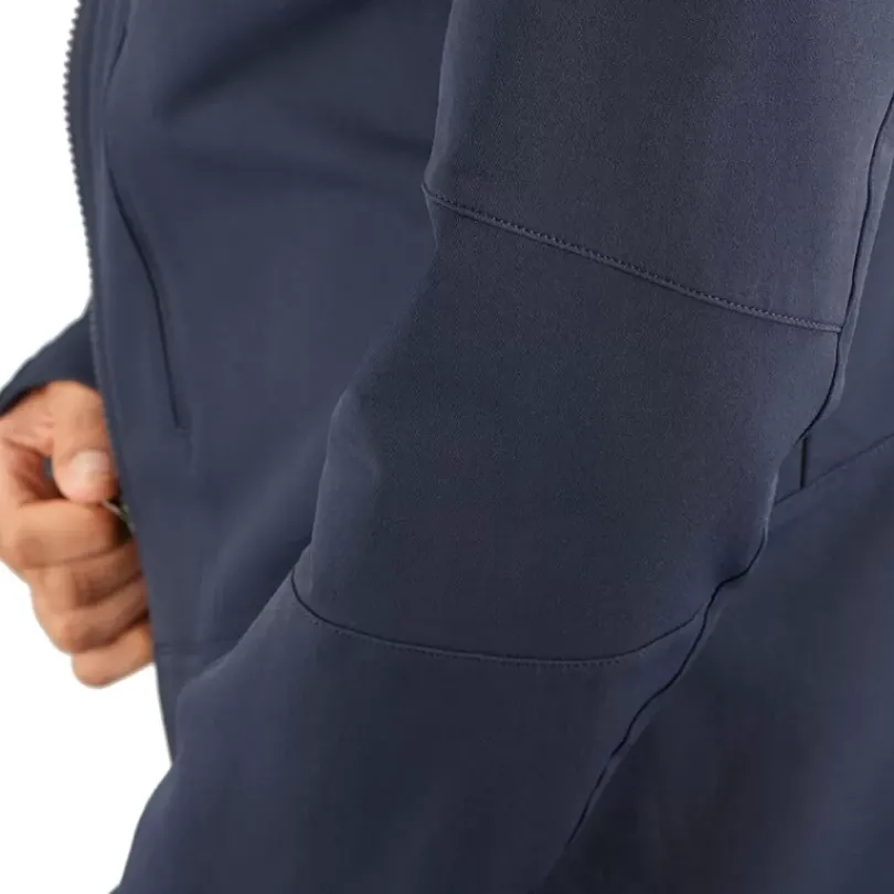Clothing^Salomon Outlet – Outpeak Softshell Hooded Jacket – Men'S Black|Night Sky|Night Sky/Barrier Reef|Pacific