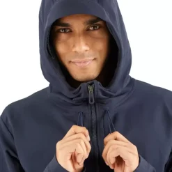 Clothing^Salomon Outlet – Outpeak Softshell Hooded Jacket – Men'S Black|Night Sky|Night Sky/Barrier Reef|Pacific