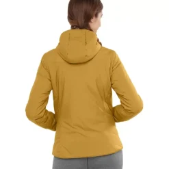 Clothing^Salomon Outlet – Outrack Insulated Hooded Jacket – Women'S Cumin