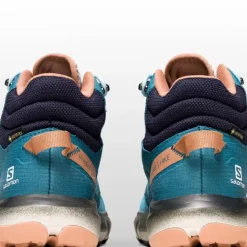 Footwear^Salomon Outlet – Predict Hike Mid Gtx Shoe – Women'S Vintage Kaki/Black/Mocha Mousse|Mallard Blue/Delphinium Blue/Mocha Mousse