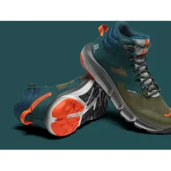 Footwear^Salomon Outlet – Predict Hike Mid Gtx Shoe – Men'S Ponderosa Pine/Olive Night/Red Orange