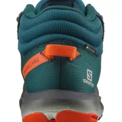 Footwear^Salomon Outlet – Predict Hike Mid Gtx Shoe – Men'S Ponderosa Pine/Olive Night/Red Orange
