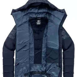 Clothing^Salomon Outlet – Prevail Jacket – Women'S Ebony/Print/Night Sky|Red Dahlia