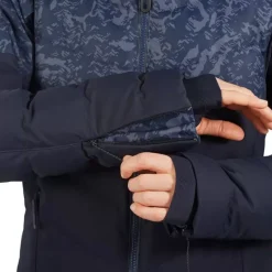 Clothing^Salomon Outlet – Prevail Jacket – Women'S Ebony/Print/Night Sky|Red Dahlia