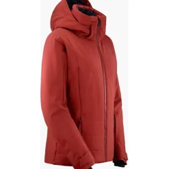 Clothing^Salomon Outlet – Prevail Jacket – Women'S Ebony/Print/Night Sky|Red Dahlia