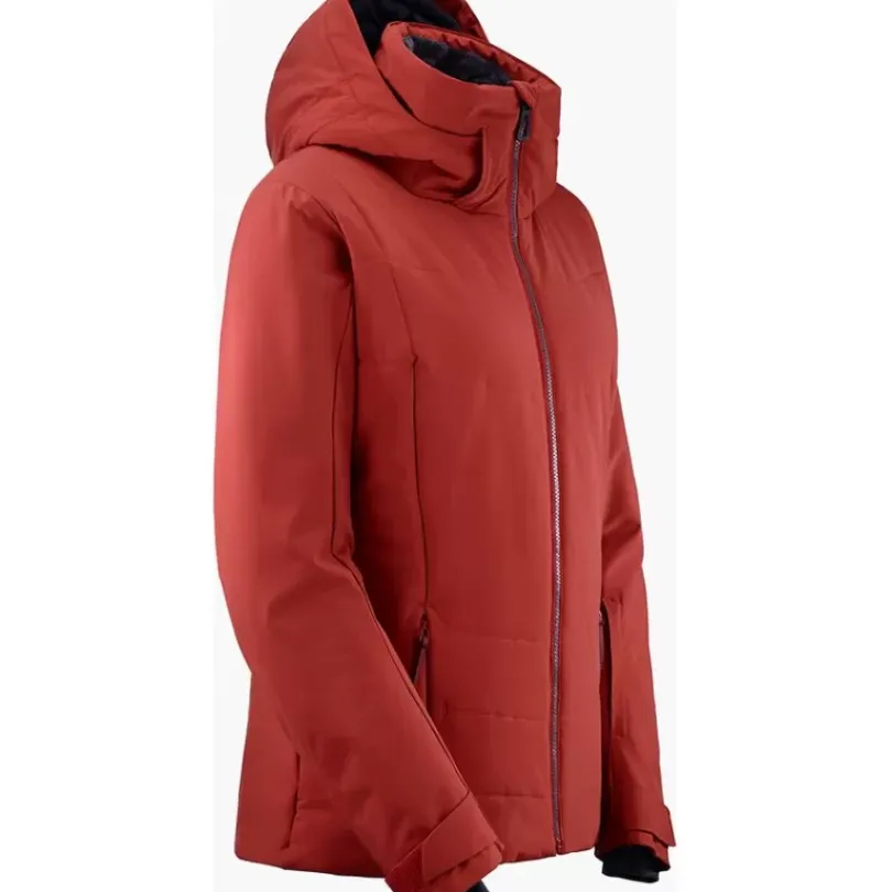 Clothing^Salomon Outlet – Prevail Jacket – Women'S Ebony/Print/Night Sky|Red Dahlia