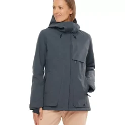 Clothing^Salomon Outlet – Proof Lt Insulated Jacket – Women'S Ebony|Ebony/Sirocco|Wrought Iron/Olive Night/Sirocco