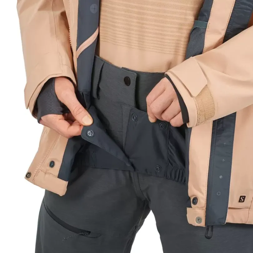 Clothing^Salomon Outlet – Proof Lt Insulated Jacket – Women'S Ebony|Ebony/Sirocco|Wrought Iron/Olive Night/Sirocco