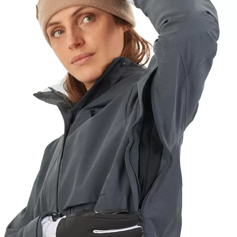 Clothing^Salomon Outlet – Proof Lt Insulated Jacket – Women'S Ebony|Ebony/Sirocco|Wrought Iron/Olive Night/Sirocco