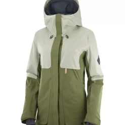 Clothing^Salomon Outlet – Proof Lt Insulated Jacket – Women'S Ebony|Ebony/Sirocco|Wrought Iron/Olive Night/Sirocco