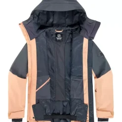 Clothing^Salomon Outlet – Proof Lt Insulated Jacket – Women'S Ebony|Ebony/Sirocco|Wrought Iron/Olive Night/Sirocco