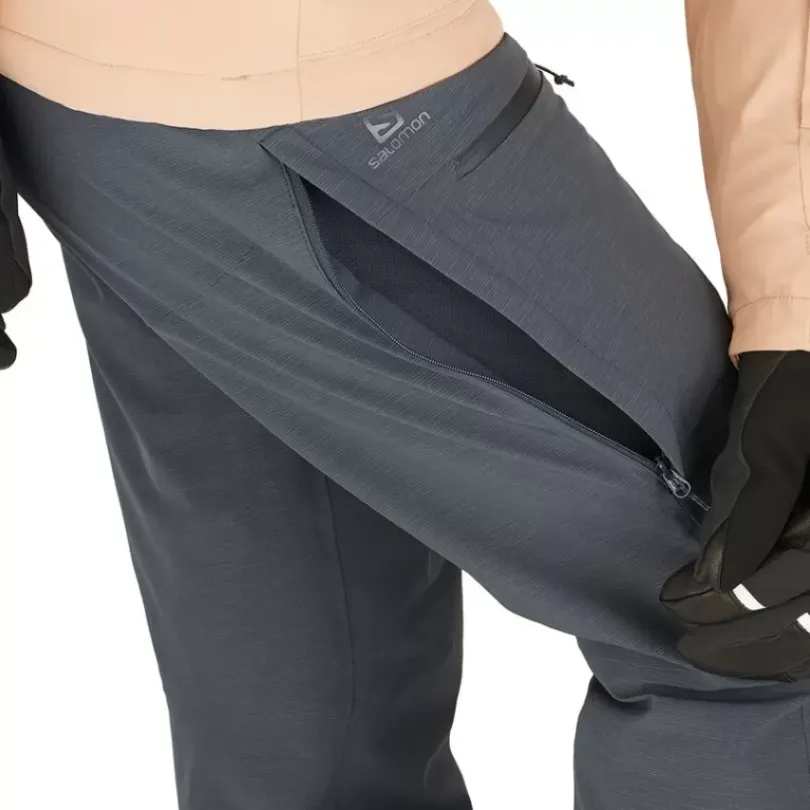 Clothing^Salomon Outlet – Proof Lt Insulated Pant – Women'S Ebony|Wrought Iron